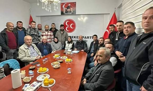 MHP MUDURNU İLÇE ÇALIŞMALARA HIZ VERİYOR