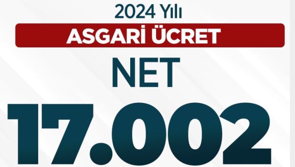 2024 YILI ASGARİ ÜCRET BELLİ OLDU